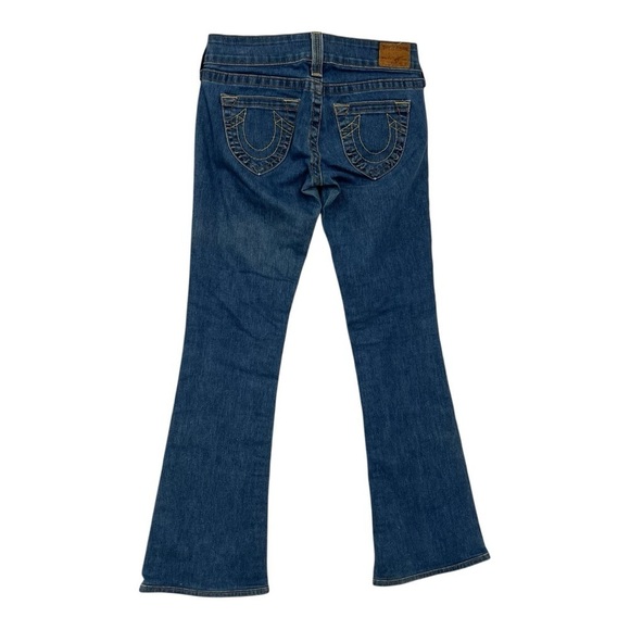 Vintage Y2K True Religion bootcut medium wash jeans retro 1990s rockstar hippie - Picture 15 of 15